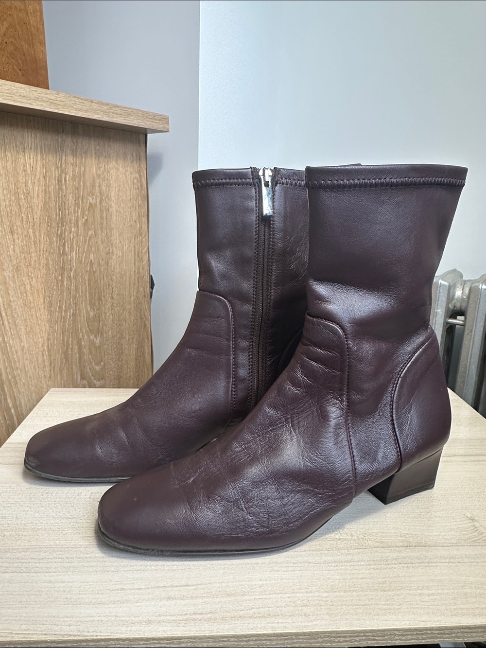 Burgundy Wine Booties | Aquatalia